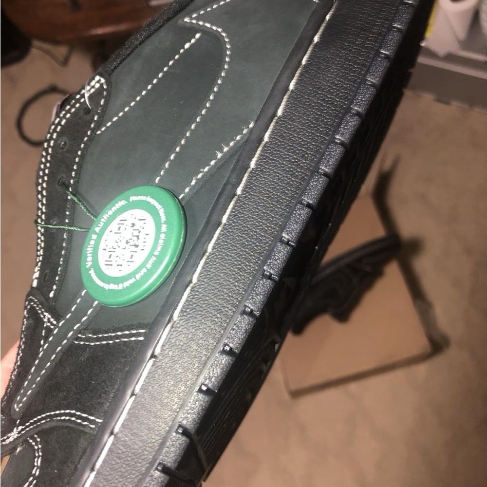 Air Jordan 1 Low Travis Scott Phantom black Size Mens - Picture 6 of 7